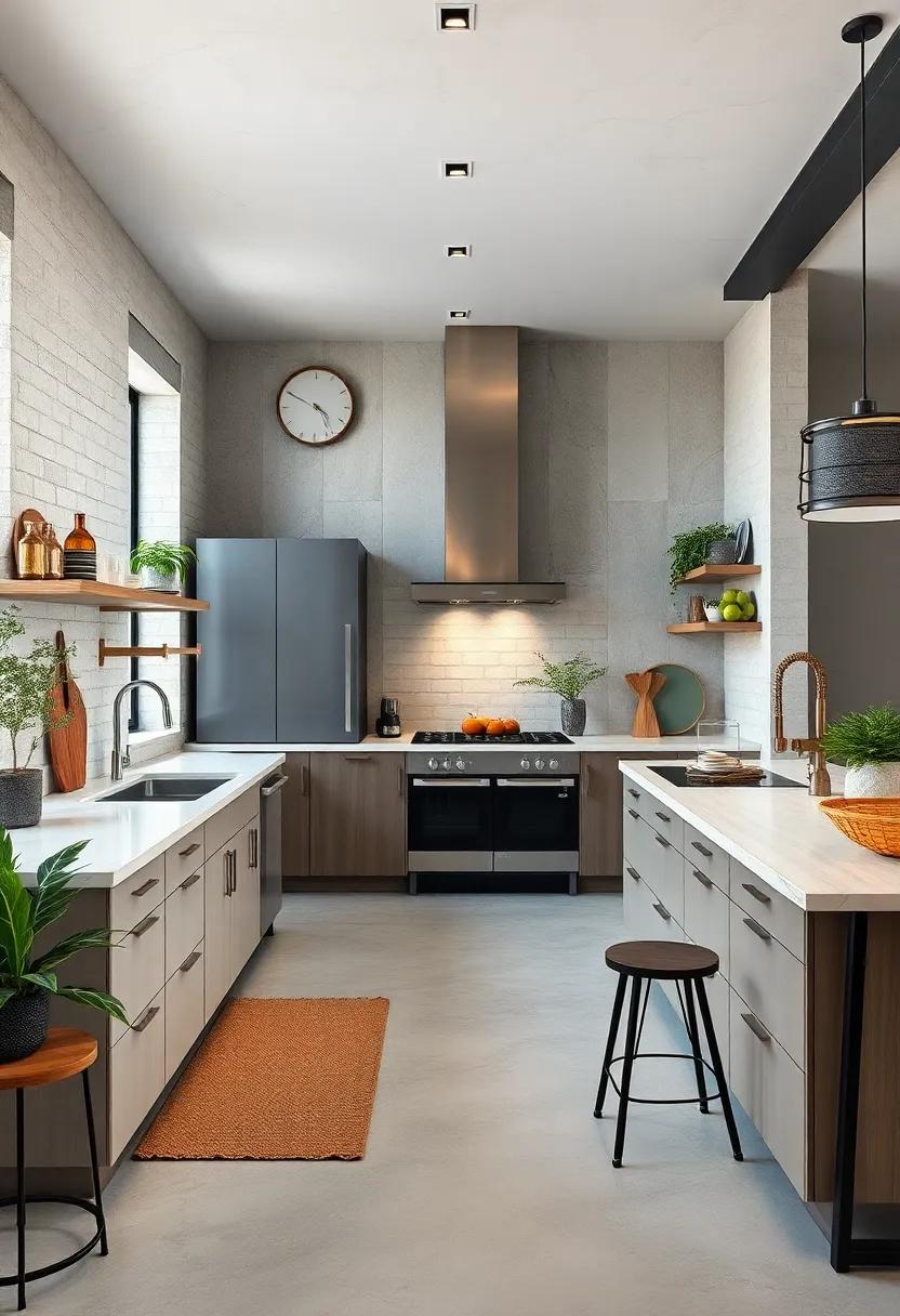Sustainable Industrial: Explore kitchens that champion sustainability with recycled ⁢materials and energy-efficient⁣ appliances‍ without‍ sacrificing style