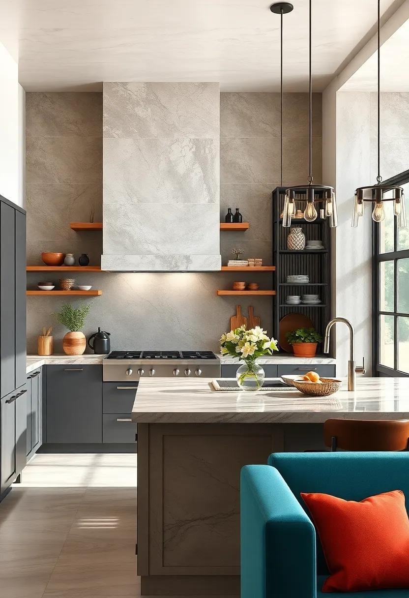Textured​ Harmony: Learn how to mix and match various textures — from smooth granite to rugged metal — ⁤to add depth and character to your kitchen design
