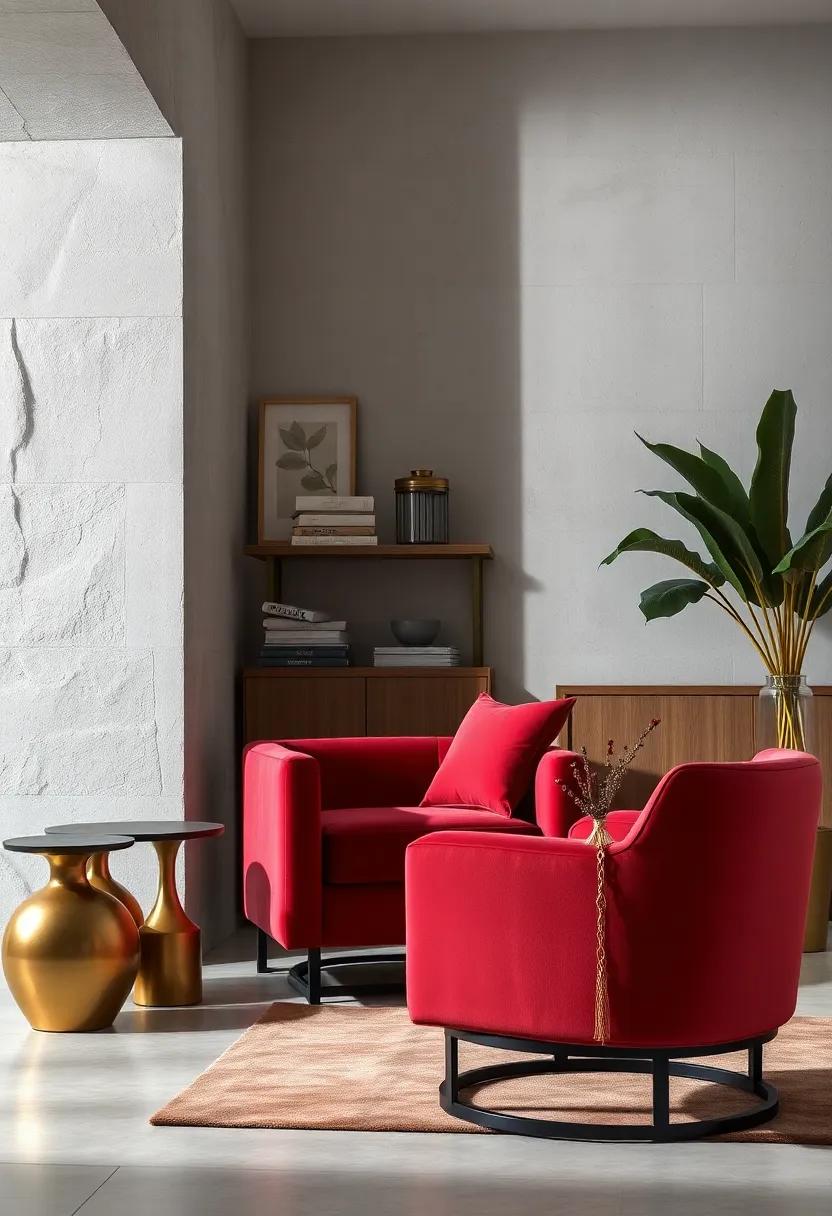 Chic Velvet Armchair: Explore the sophistication of a sleek velvet ⁢armchair, perfect⁤ for creating a ‌stylish reading nook