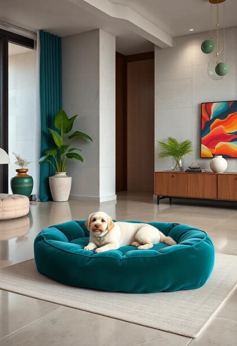 Chic Velvet ‌Pet Bed: Don’t forget your ⁤furry friends! Pamper them with a stylish velvet‌ pet bed that complements‌ your ‌aesthetic