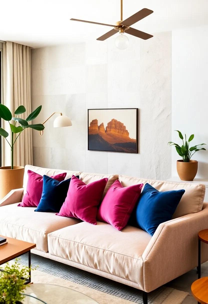 Cozy Velvet Throw Pillows: Accentuate your furniture with rich velvet throw pillows ​that invite ‌comfort‍ and tranquility