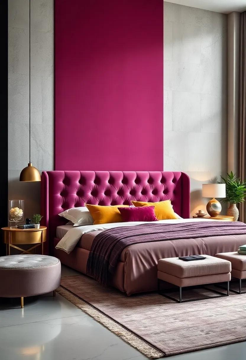 Elegant Velvet Headboard: Unveil the beauty of a tufted velvet headboard, instantly upgrading your sleeping space’s aesthetic