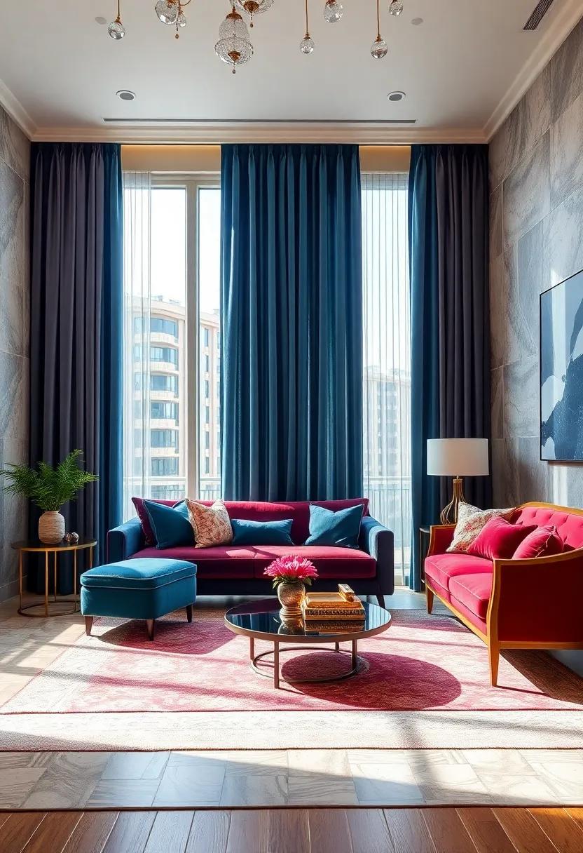 Glamorous Velvet‌ Curtains: ​Discover how floor-to-ceiling ​velvet curtains elevate window treatments with a regal touch