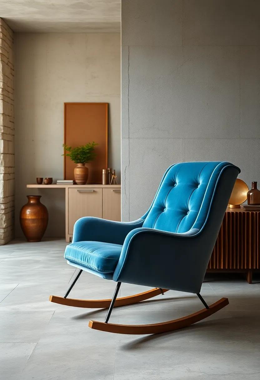 velvet Rocking Chair: reimagine a classic⁣ with ⁢a modern velvet rocking⁢ chair,bringing comfort and nostalgia to your decor