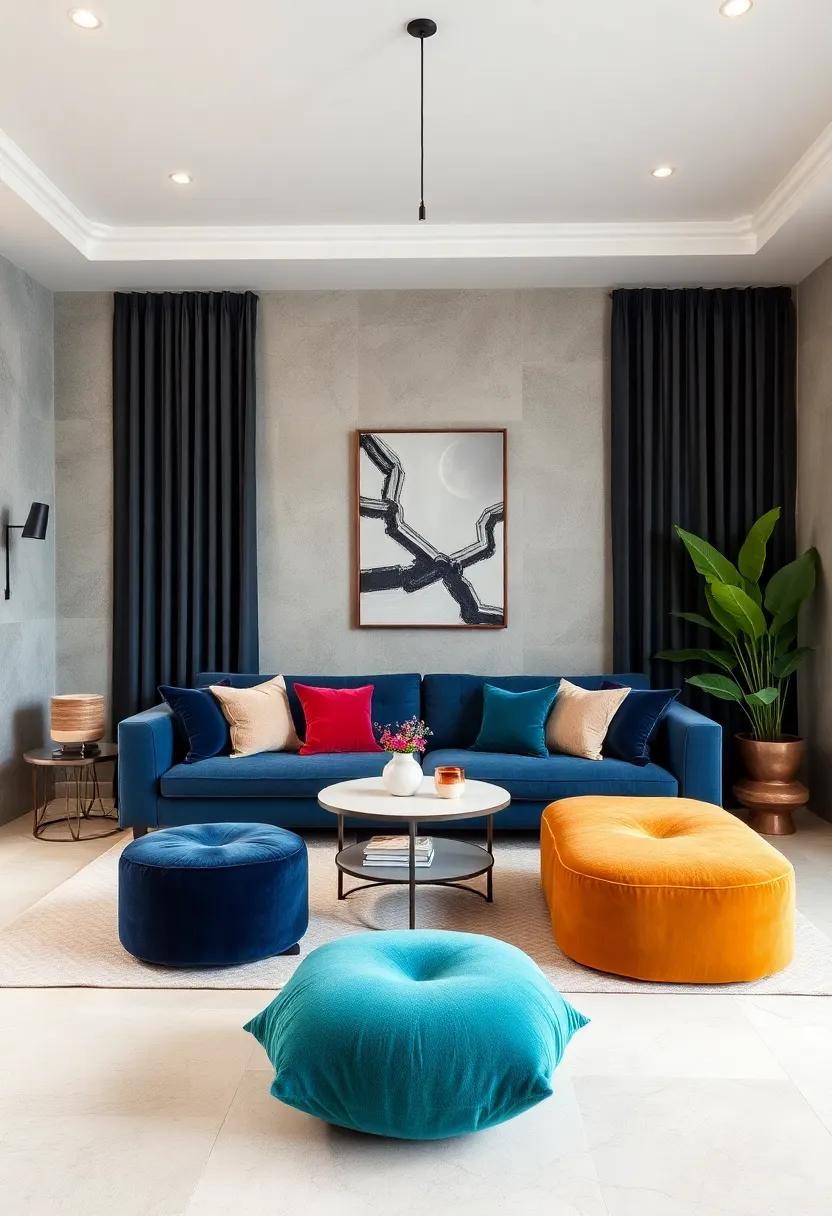 Velvet wall Art: Go beyond furniture by incorporating velvet wall art pieces that fuses softness with creativity