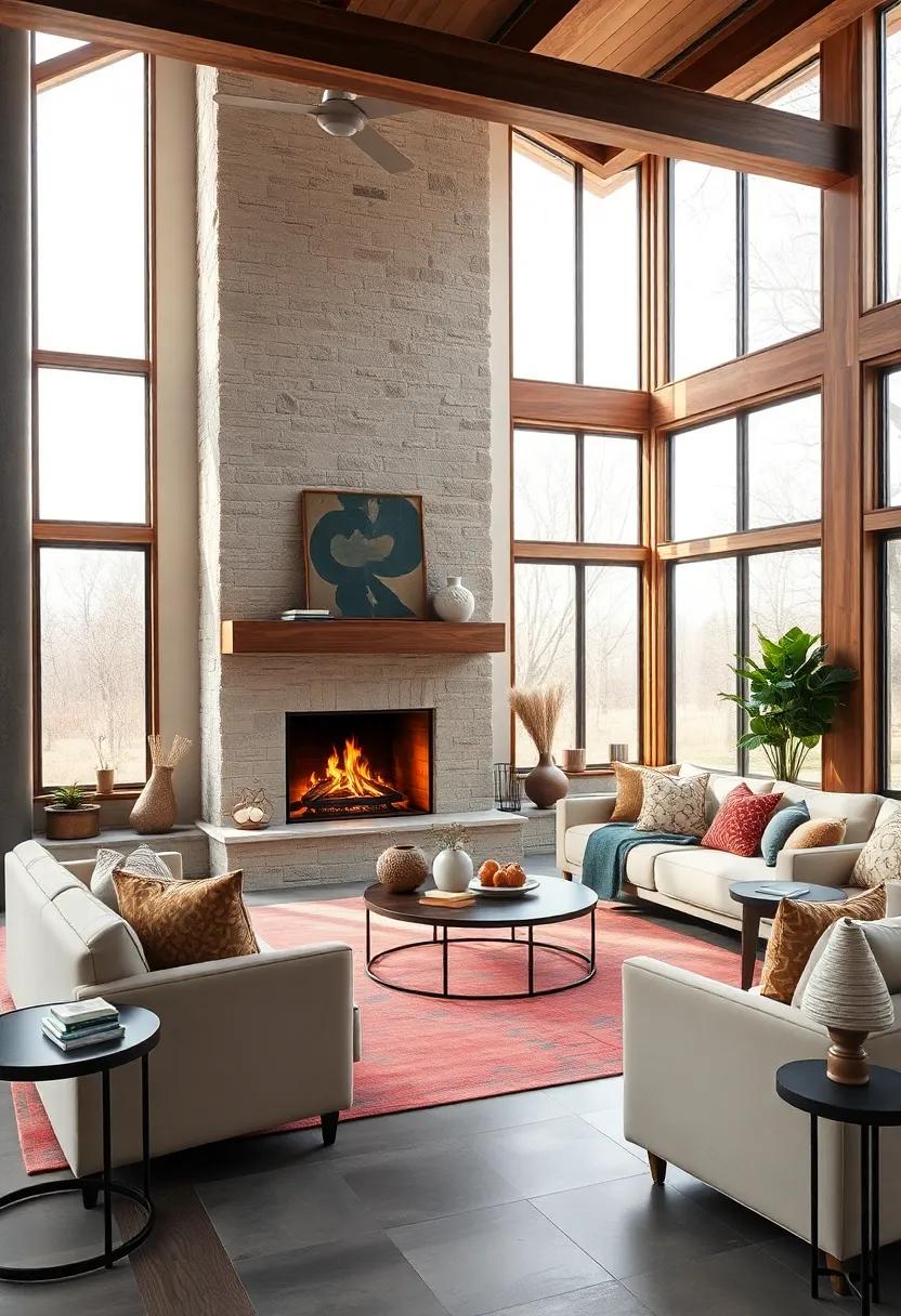 use oversized windows to invite‌ natural light​ in,‌ fostering a bright and airy ​environment
