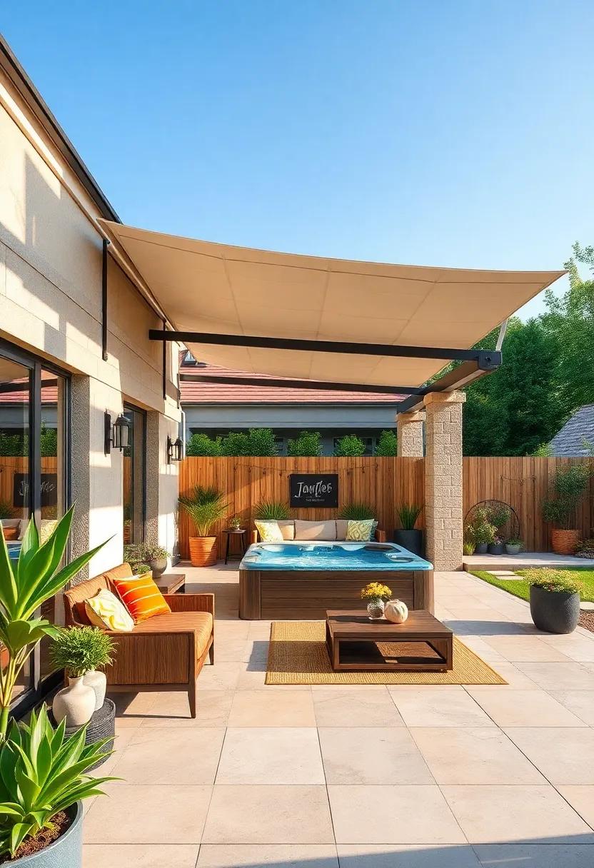 Discover the practicality of a retractable roof over a hot tub, providing the perfect balance⁤ of shade and sun while extending the use of your outdoor⁢ retreat