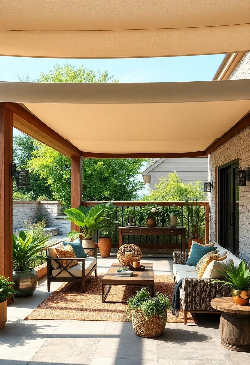 Embrace the charm of rustic decor with wooden beams supporting a cozy retractable​ roof, perfect for sipping coffee while enjoying the sounds ‌of nature