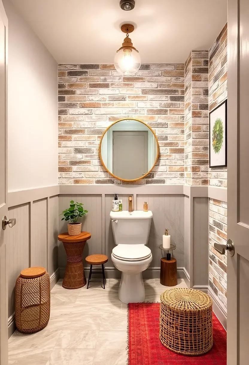 Rustic‍ Brick Paneling: Embrace a contemporary⁢ farmhouse aesthetic by⁤ using faux​ brick paneling that evokes a cozy ‍yet stylish vibe