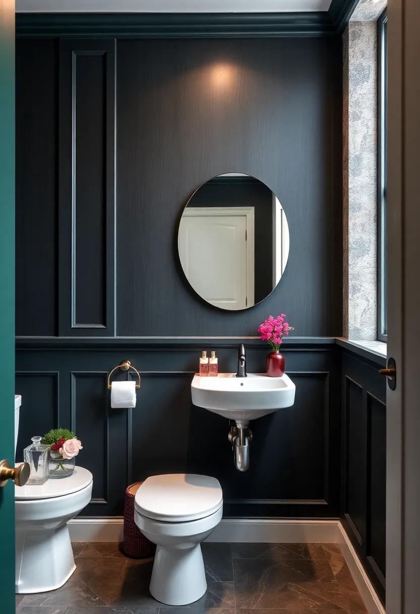 Statement Colors: Dare to go dark with deep jewel tones ⁢like emerald or burgundy, wrapped in elegant paneling to⁤ create a bold and dramatic⁢ space