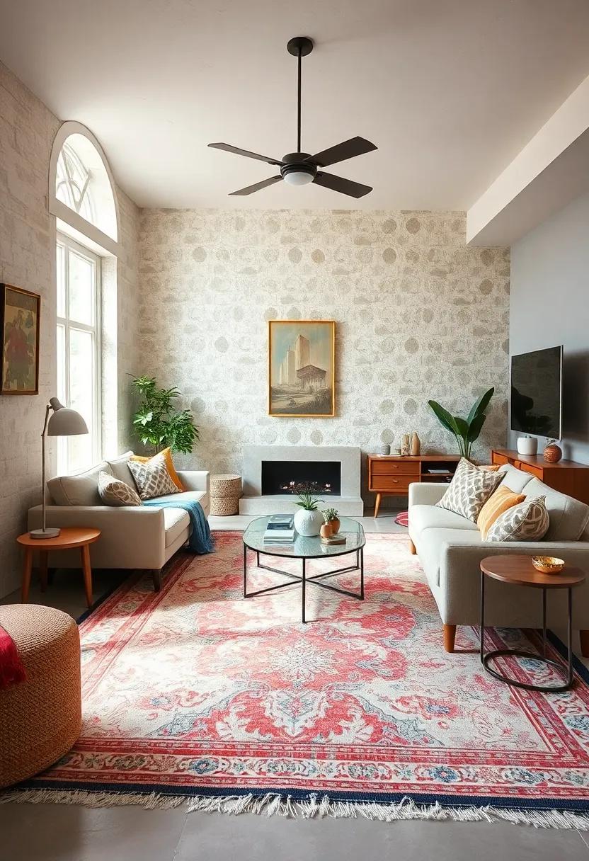 Light and airy:⁤ Choose lighter-colored ‌vintage rugs to brighten up a small living‌ room, adding charm​ without overwhelming the⁢ space