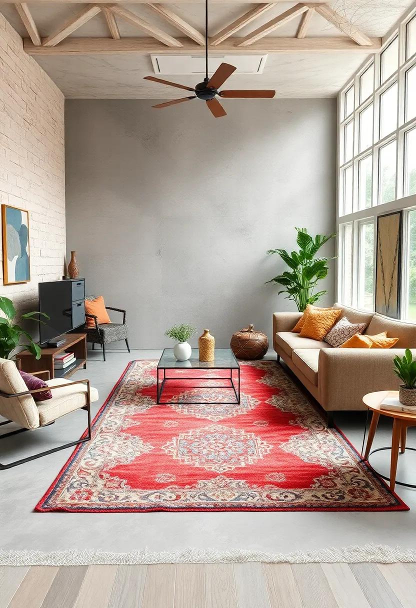 Minimalist touches: Keep ‌it simple with minimal‌ furniture while allowing a lovely vintage rug to shine, embodying the essence of less ⁣is⁤ more