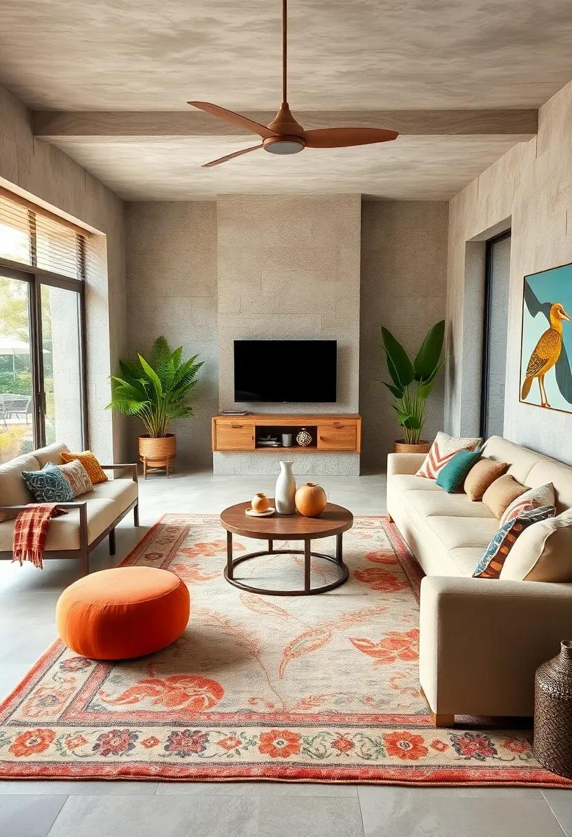 Outdoor inspiration: Bring the‍ outdoors ⁤in by selecting a ​vintage rug with botanical motifs and pairing it with natural ‍materials for​ a ⁤fresh‍ and airy feel