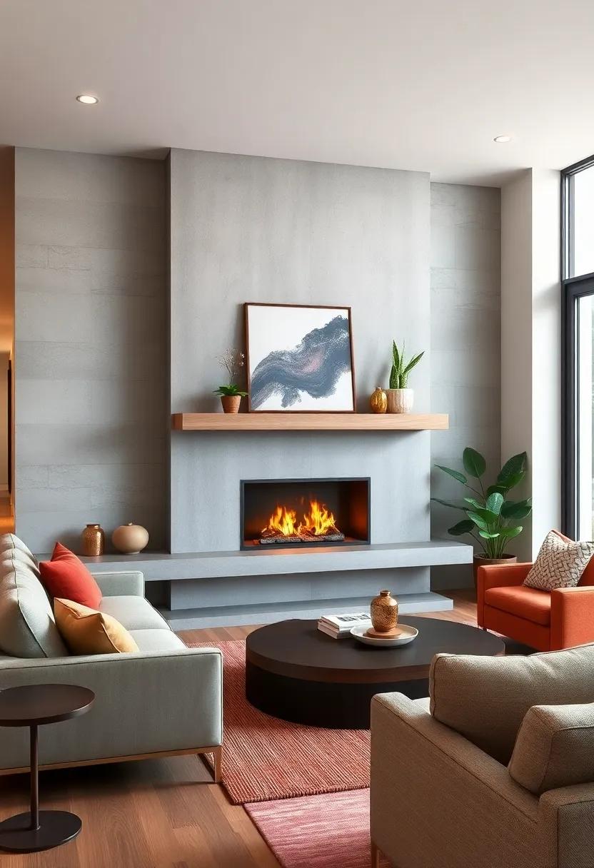 Architectural Statement: Choose a floating mantel with clean ⁣lines and geometric shapes that accentuate the architectural ‍features⁢ of​ your small living room