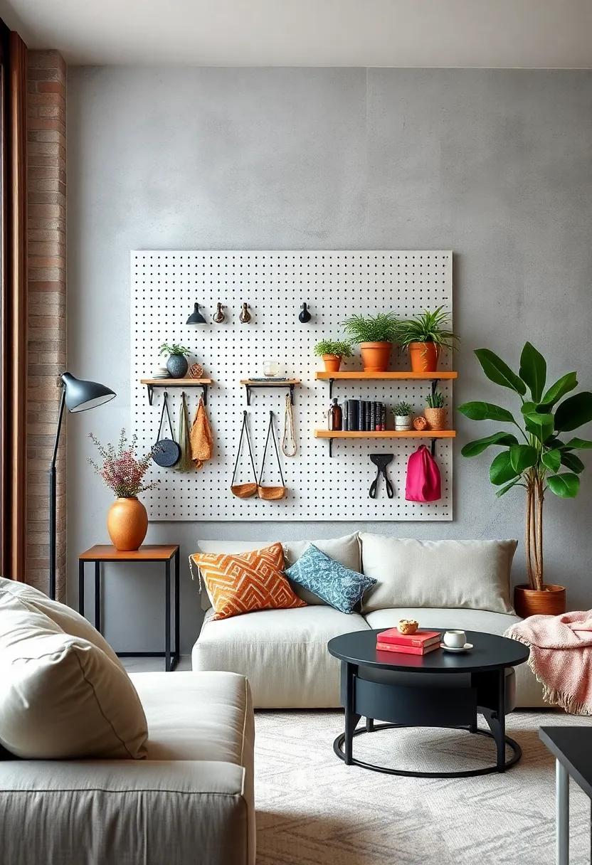 Multi-Purpose Pegboard: Install a pegboard on your wall and customize ⁢it with hooks and shelves to create a versatile space ⁤for displaying crafts,tools,or small plants