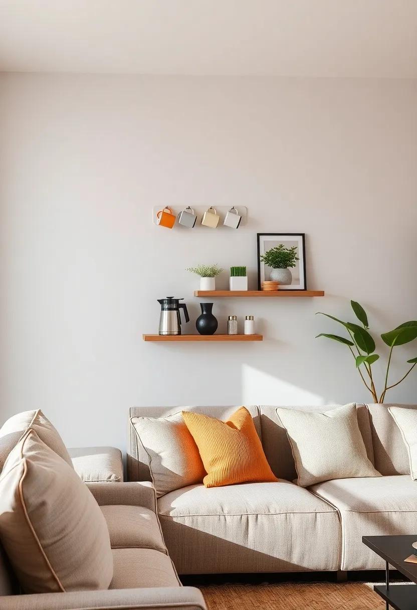 Wall-Mounted Coffee Station: Install hooks​ for mugs alongside a small shelf ‍or rack⁢ to create‍ an at-home​ coffee corner, saving counter space while keeping your ‌favorite‍ brews ​close