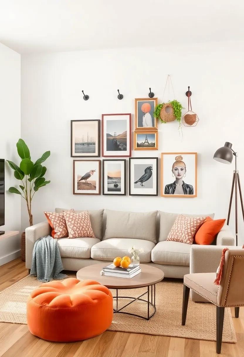 Art Display Hooks: Use hooks to hang framed artwork or photos, allowing for ​a dynamic​ gallery wall that can be easily‍ updated as your style ⁣evolves