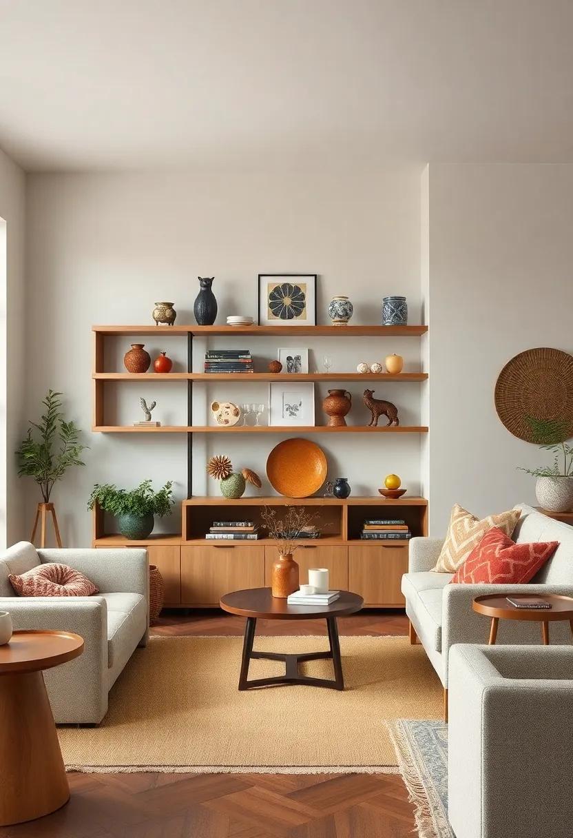 Open Shelving Displays: Use open shelving to display a⁢ curated selection of ‍folk art ⁤pieces, showcasing your appreciation for ‍traditional ‍craftsmanship