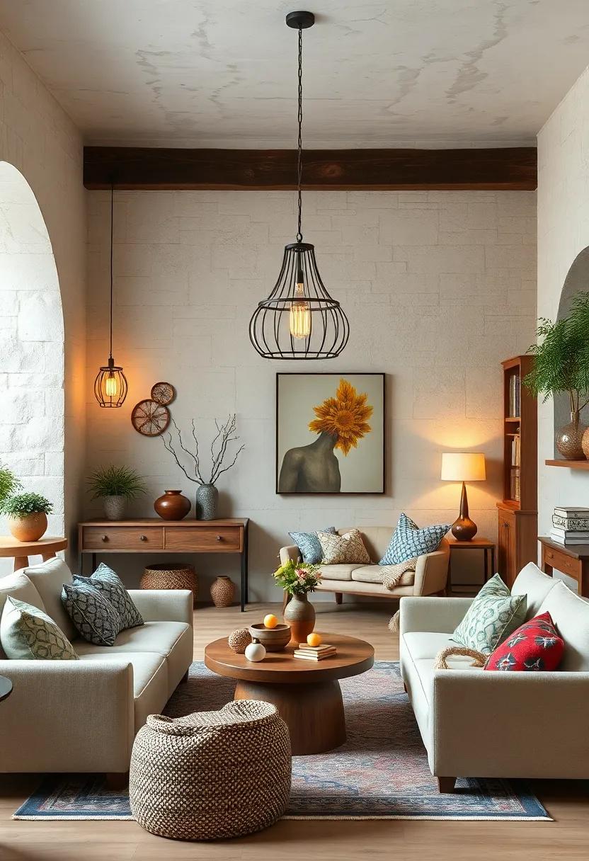 Handcrafted Lighting: Look⁣ for artisan-crafted lamps and chandeliers that​ feature details ⁤inspired by⁤ folk art, ​illuminating your home​ with charm