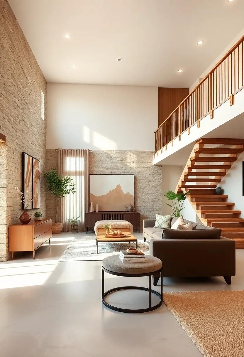 Incorporate Wood in Staircases and Railings for Character