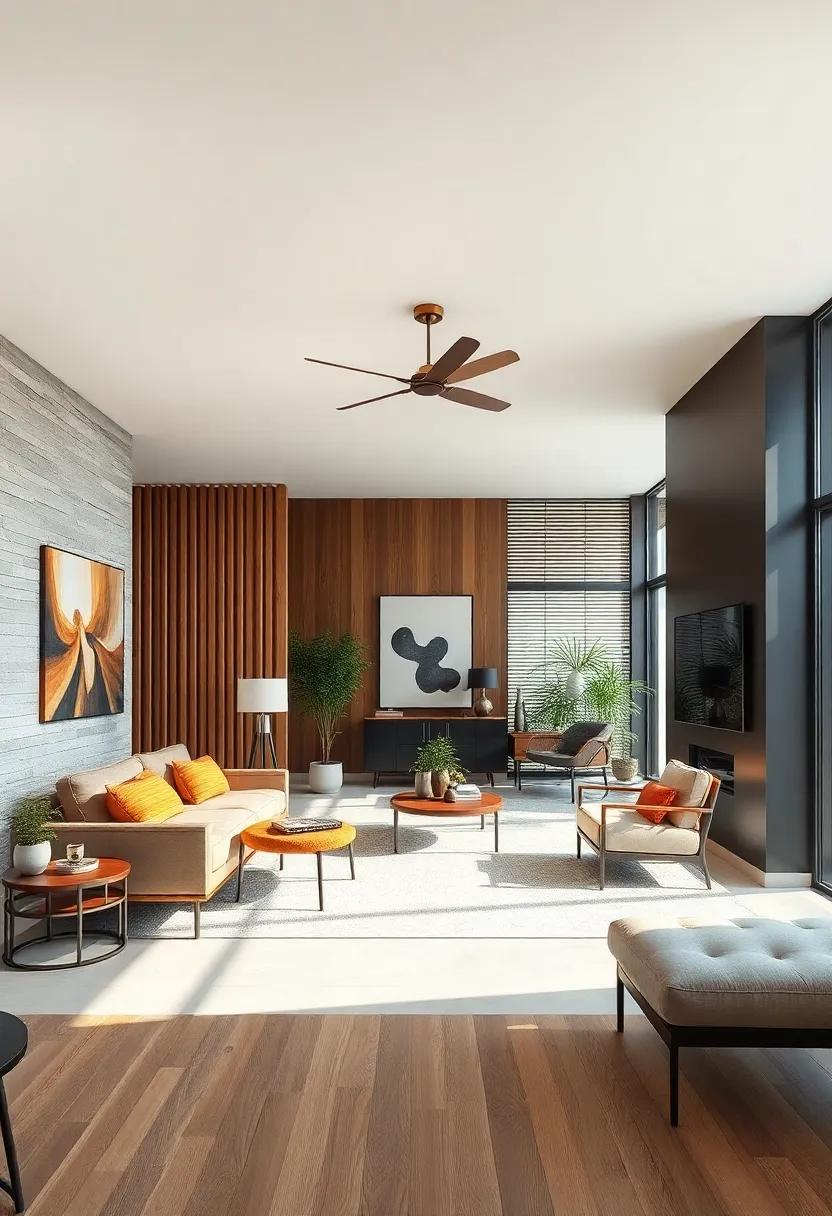 Install Wood Slat Room Dividers for open-Concept⁤ Spaces