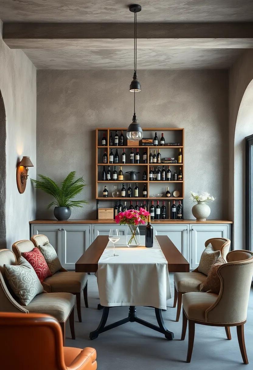Showcase Vintage Wine Bottles in Interesting Arrangements