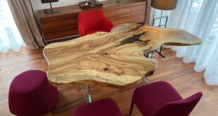 Why We Love the TUZECH Live Edge Wooden Table Top