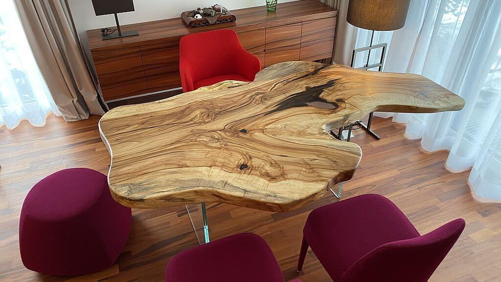 Why We Love the TUZECH Live Edge Wooden Table Top