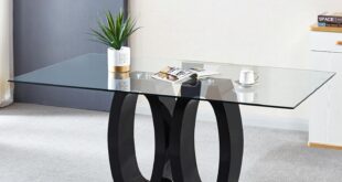 Our Take on the Modern 63″ Glass Dining Table: Sleek and Sturdy