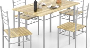 How We Transformed Our Small Space with Giantex Dining Set