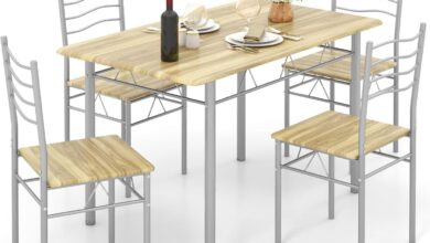 How We Transformed Our Small Space with Giantex Dining Set
