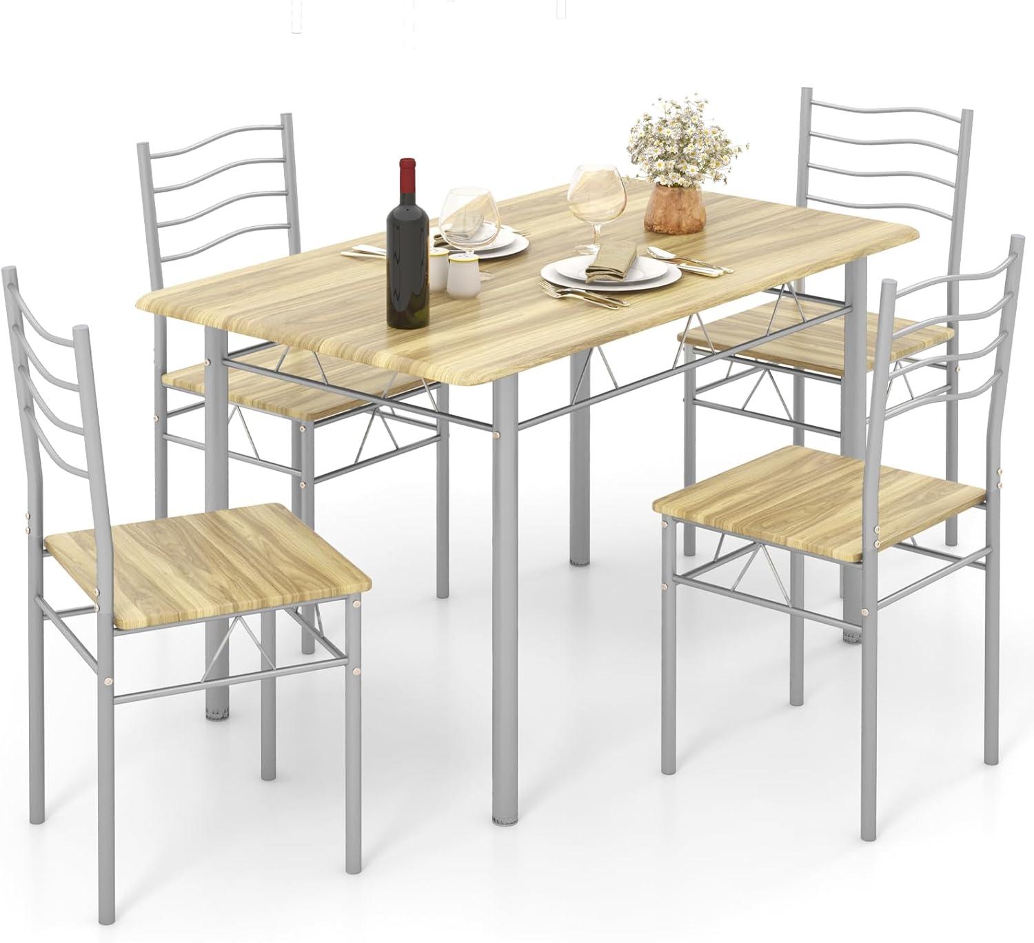 How We Transformed Our Small Space with Giantex Dining Set