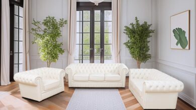 Why We Choose the White Cow Top Leather 3-Piece Sofa Set