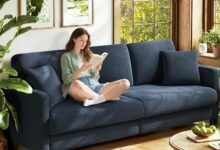 Why We Love the 83″ Teddy Fleece Sofa for Our Living Room
