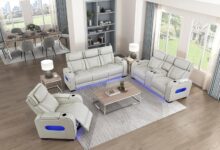 Our Honest Take on the Lexicon Taupe Power Reclining Sofa Set
