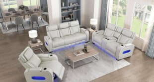 Our Honest Take on the Lexicon Taupe Power Reclining Sofa Set
