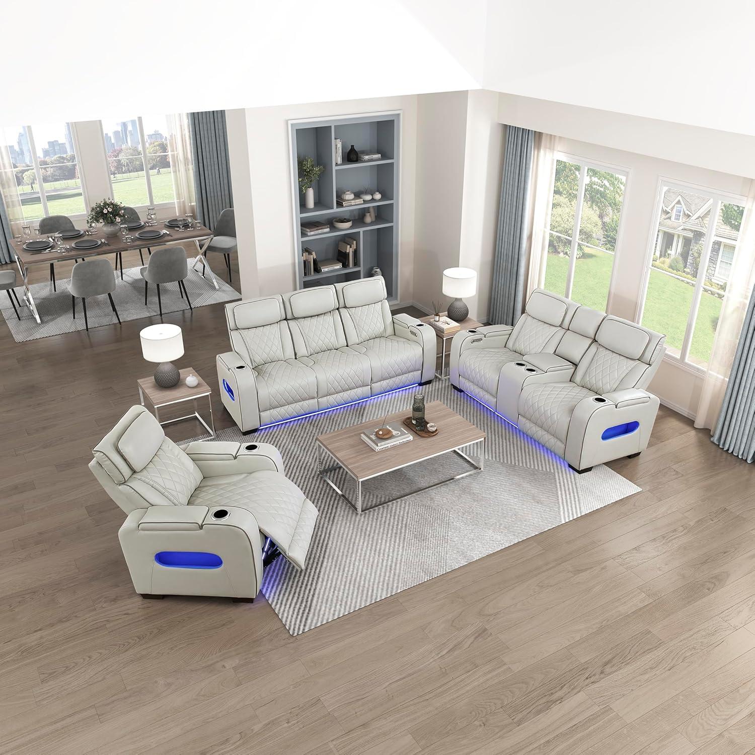 Our Honest Take on the Lexicon Taupe Power Reclining Sofa Set