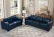 Our Honest Take: Modern Navy Blue Sofa Set with Smart Storage