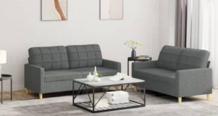 How We Fell for This Modern Dark Grey 4-Seater Sofa Set