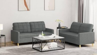 How We Fell for This Modern Dark Grey 4-Seater Sofa Set