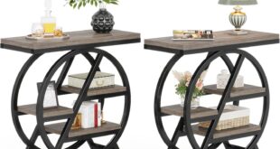 Why We Love LITTLE TREE’s 4-Tier Narrow End Tables Together