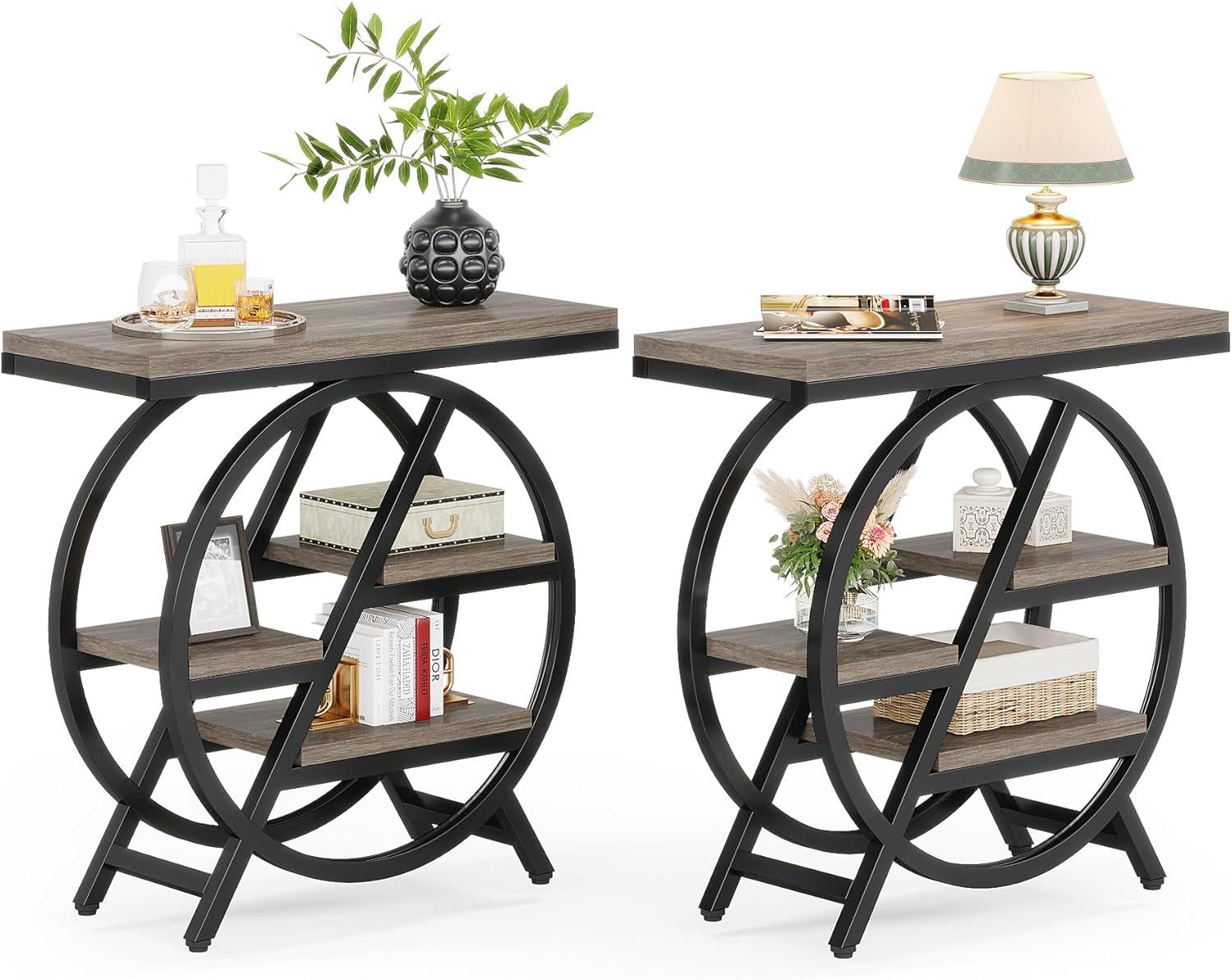 Why We Love LITTLE TREE’s 4-Tier Narrow End Tables Together