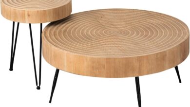Our Take on the 2-Piece Modern Farmhouse Coffee Table Set