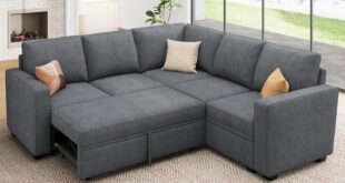 How We Loved the HONBAY Modular Sleeper Sofa’s Comfort & Storage