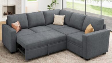 How We Loved the HONBAY Modular Sleeper Sofa’s Comfort & Storage