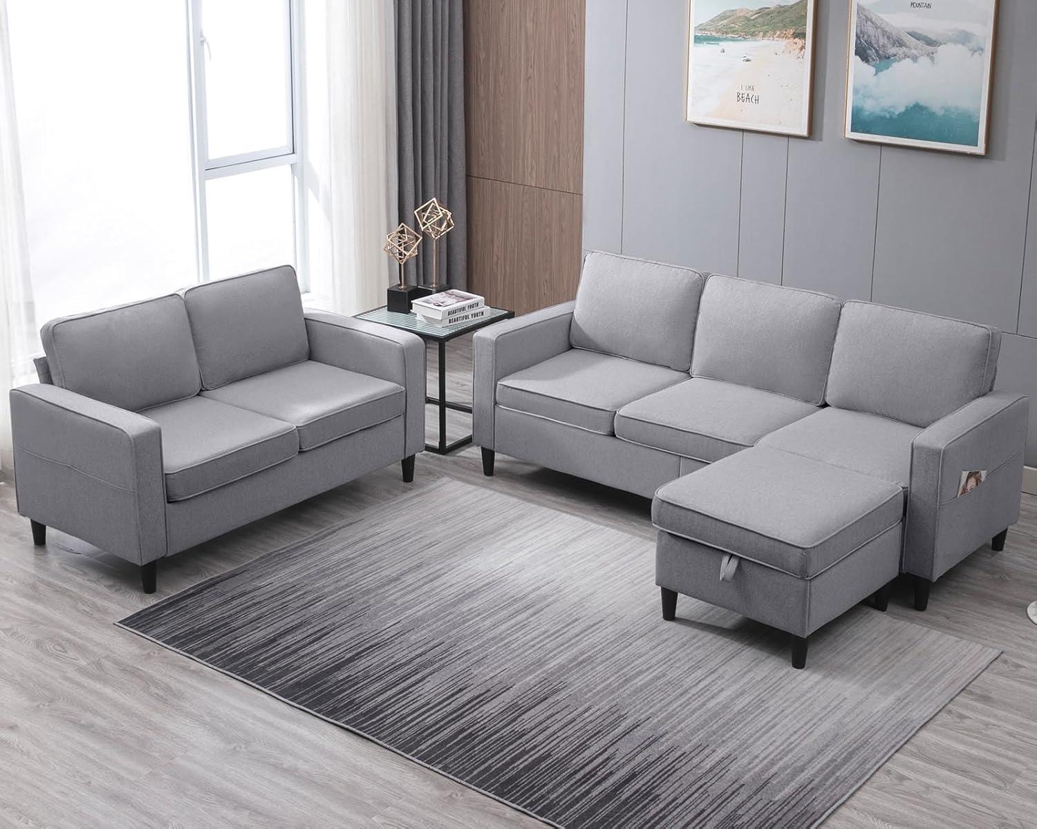 Our Take on PUREMIND’s Stylish & Functional Sectional Sofa Set