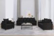 Why We Love the Black Velvet Sofa Set for Our Modern Living Room