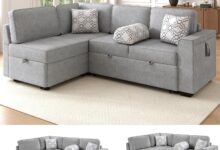 Our Take on the 84-Inch L-Shaped Pull-Out Sleeper Sofa