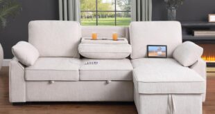 Our Honest Take: Modern L-Shaped Sleeper Sofa with Smart Features