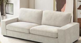 Why We Love the EASELAND 88″ Chenille Loveseat’s Cozy Comfort